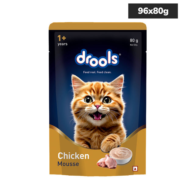 Drools Tuna and Ocean Fish and Salmon and Chicken Mousse Adult Cat Wet Food