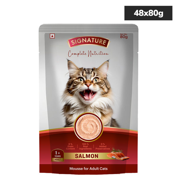 Signature Grain Zero Tuna and Chicken and Salmon and Ocean Fish Mousse Adult Cat Wet Food