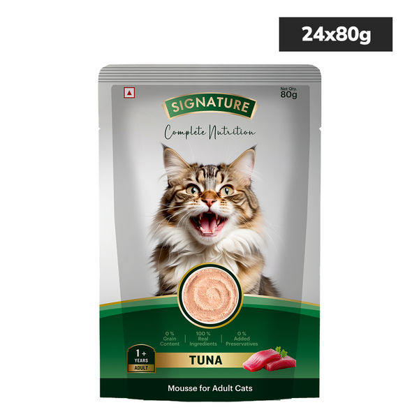 Signature Grain Zero Tuna and Ocean Fish Mousse Combo Adult Cat Wet Food