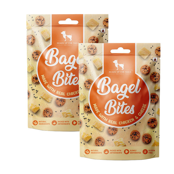 HUFT Bagel Bites Gluten Free Real Chicken & Cheese Dog Treats