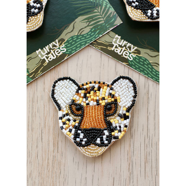 Furry Tales Sher Khan Tiger Handcrafted Brooch
