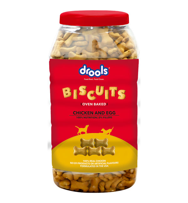 Drools Chicken and Egg Biscuit Dog Treats