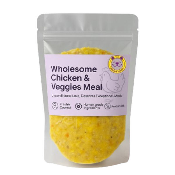 The Doggy Bakery Chicken, Mutton, Fish, Paneer and Veggies Home Meal Combo for Dogs