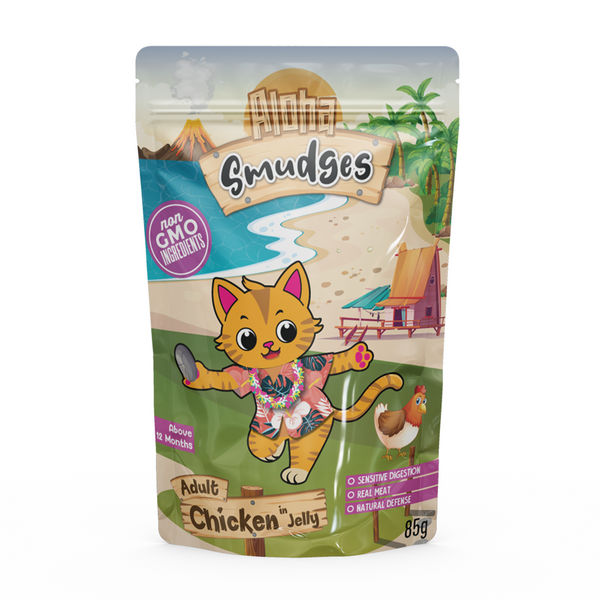 Aloha Smudges Chicken in Jelly Adult Cat Wet Food