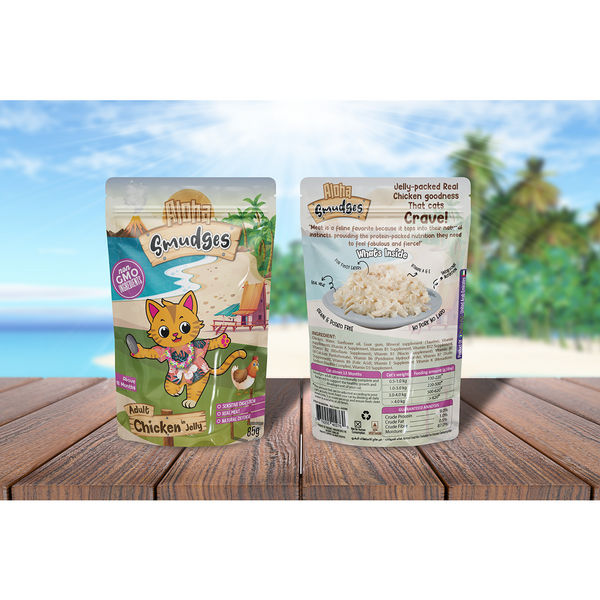 Aloha Smudges Chicken in Jelly Adult Cat Wet Food