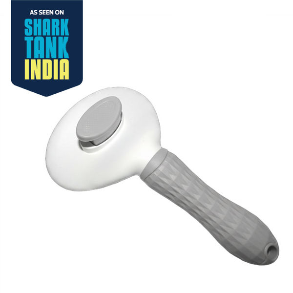 Nootie Slicker Brush for Dogs and Cats (Grey)
