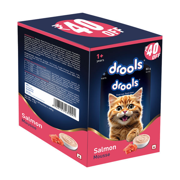 Drools Salmon Mousse Adult Cat Wet Food