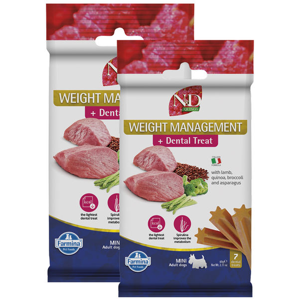 Farmina N&D Lamb and Quinoa Weight Mangament Mini Adult Dog Treats