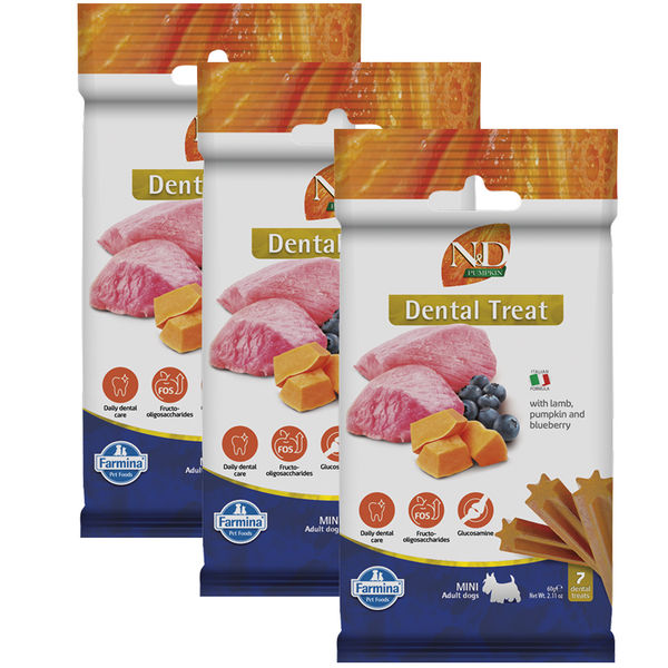 Farmina N&D Pumpkin Lamb & Blueberry Adult Mini Dog Treats