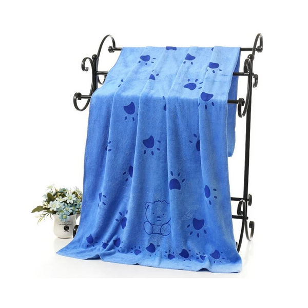 KUTKUT Looluuloo Microfiber Drying Towels for Dogs (Blue)