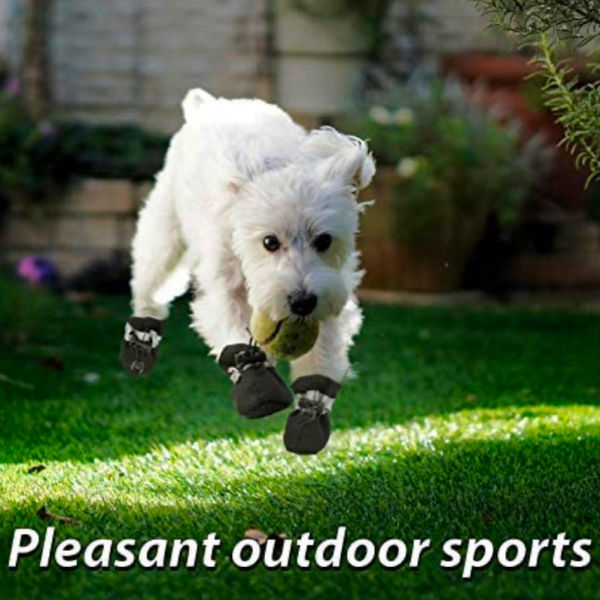 KUTKUT Boots for Dogs (Black)