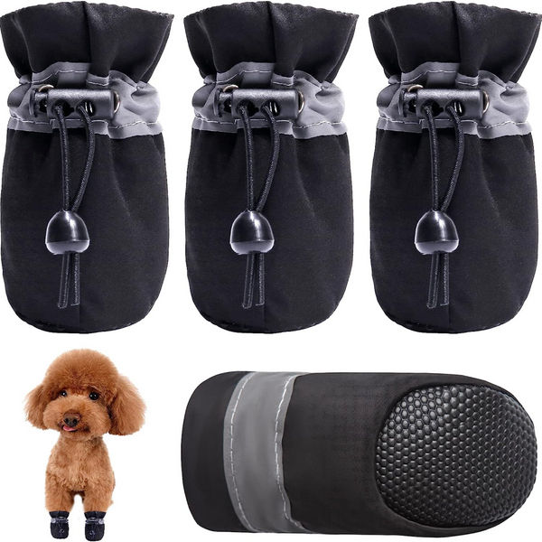 KUTKUT Boots for Dogs (Black)