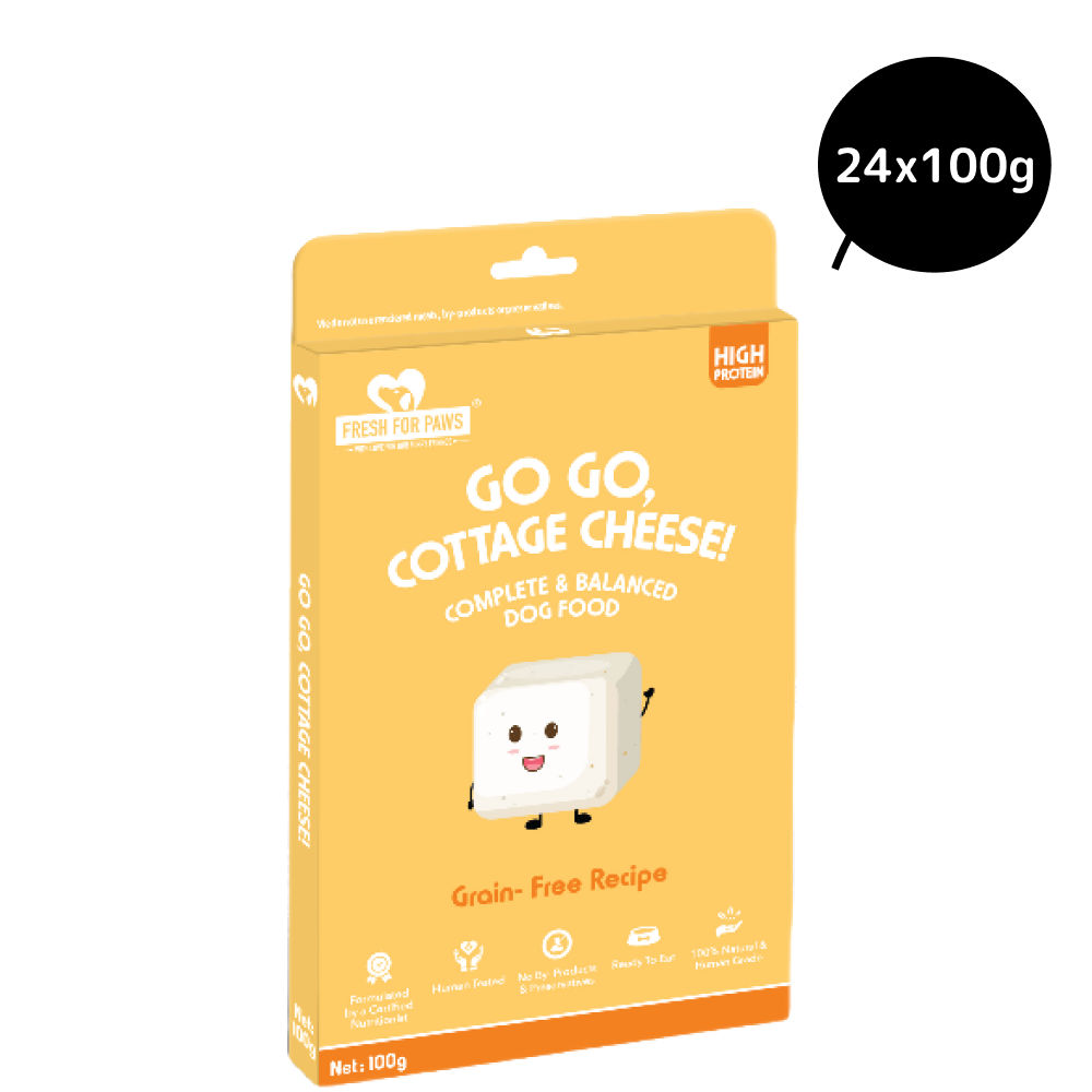 Fresh For Paws Go Go Cottage Cheese Dog Wet Food (100g)