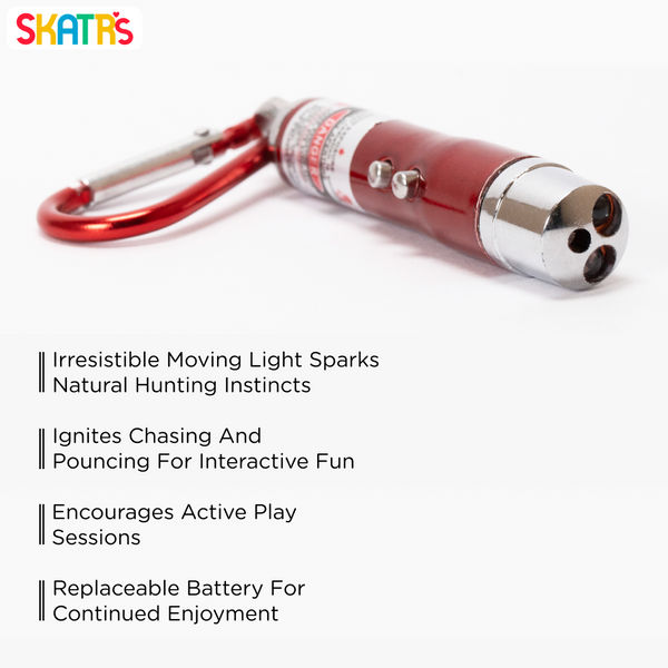 Skatrs Laser Light Toy for Cat (Red)