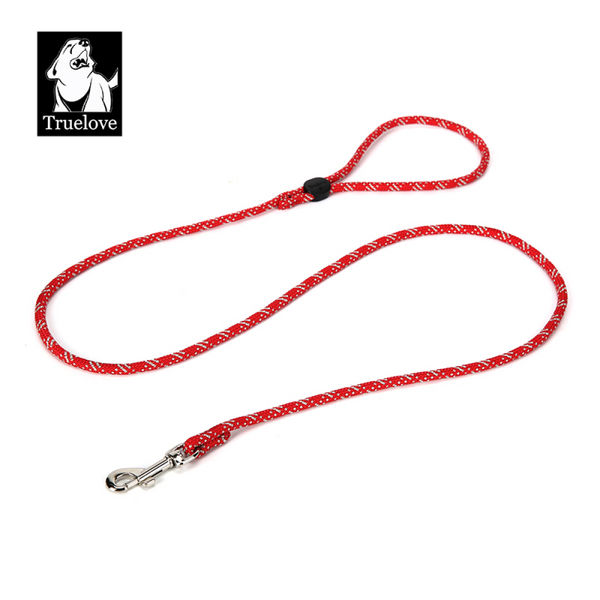 Truelove High Density Reflective Rope Webbing Leash for Dogs (Red)