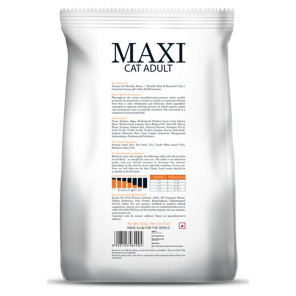 Maxi Adult Tuna & Salmon Adult Dry Cat Food