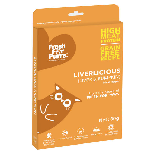 Fresh For Purrs Liverlicious Pumpkin Supplement for Cats