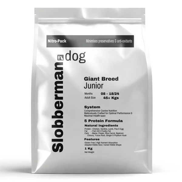 Slobberman dog Gluten Free High Protein Gaint Junior Puppy Dog Dry Food