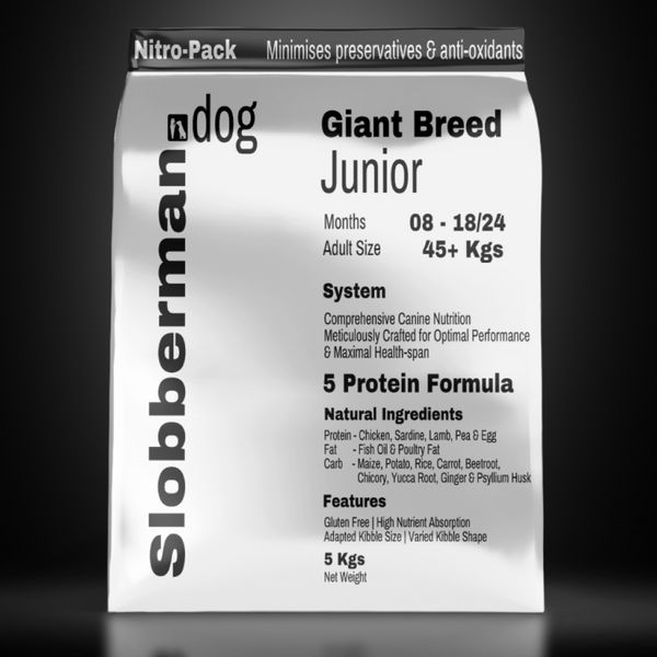 Slobberman dog Gluten Free High Protein Gaint Junior Puppy Dog Dry Food