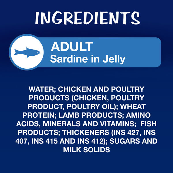 Purina Felix with Mackerel, Sardine and Salmon in Jelly Complete and Balanced Adult Cat Wet Food