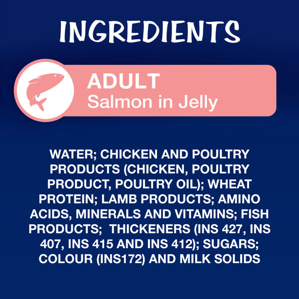 Purina Felix with Mackerel, Sardine and Salmon in Jelly Complete and Balanced Adult Cat Wet Food