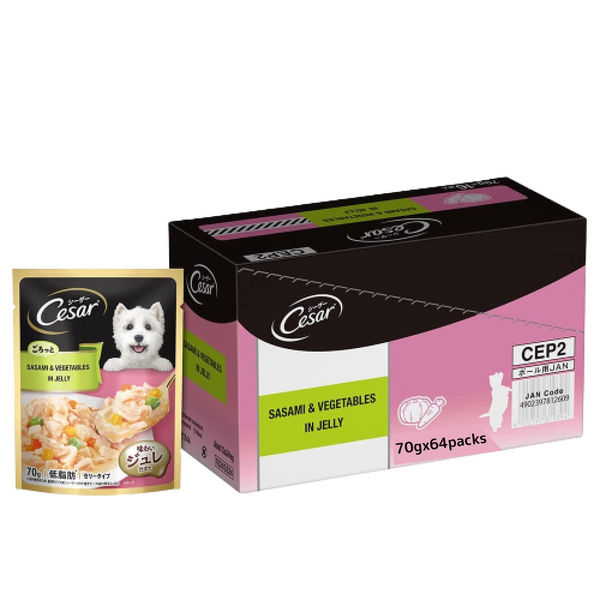 Cesar Sasami & Vegetables in Jelly Adult Dog Wet Food