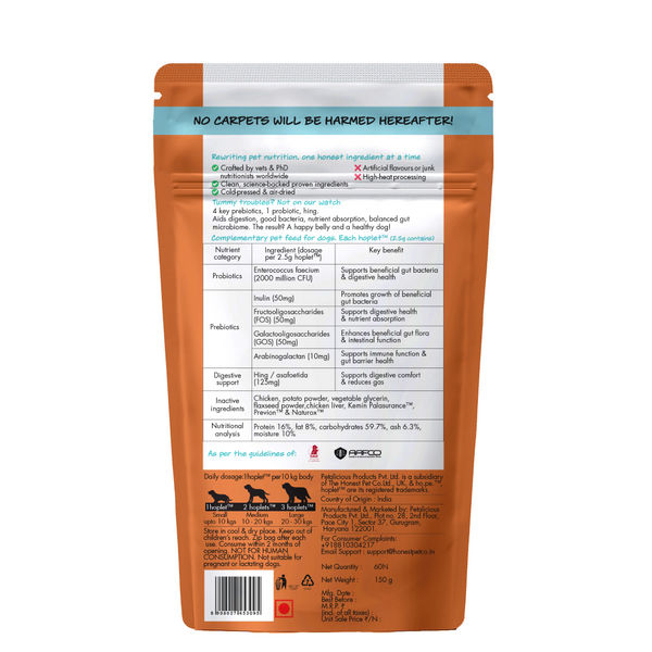 Hope Chicken Flavoured Pre+ Probiotics Supplement for Dogs