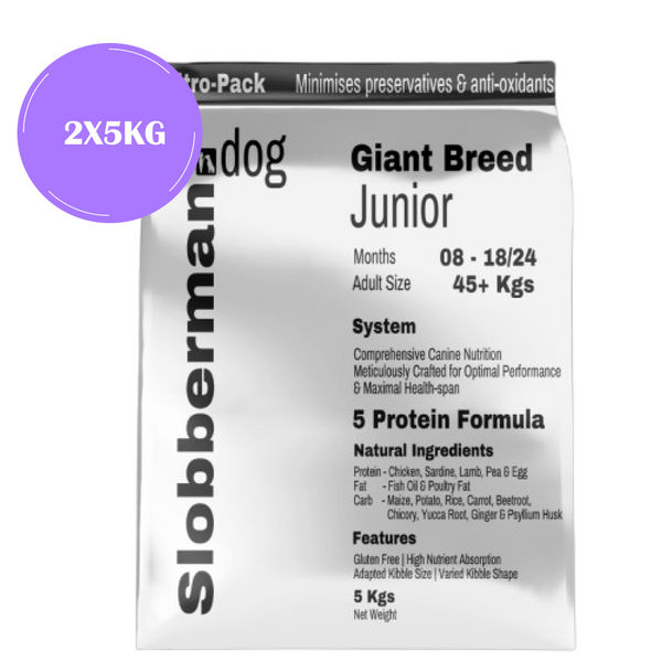 Slobberman dog Gluten Free High Protein Gaint Junior Puppy Dog Dry Food