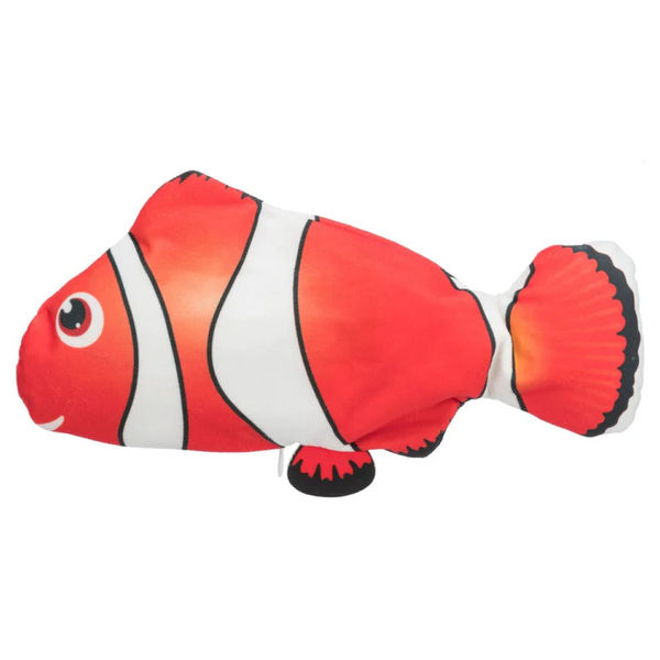 Trixie Wiggly Clown Fish Toy for Cats (Red)