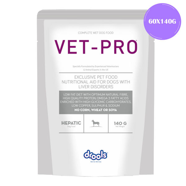 Drools VET PRO Hepatic Pet Wet Food for Dogs