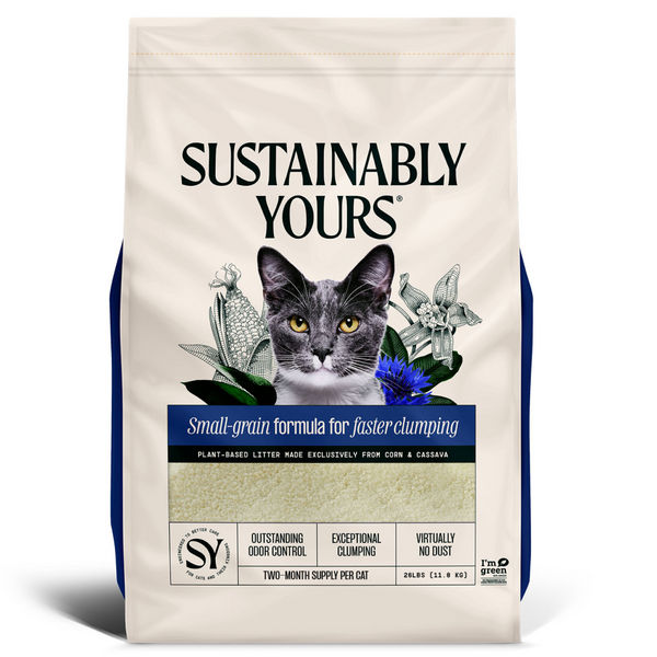 Sustainably Yours Multi Cat Plus Unscented Small Granules Cat Litter