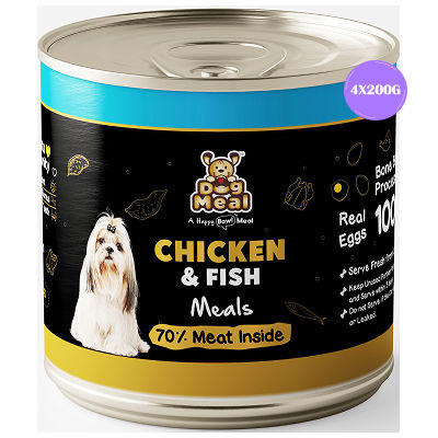 Dog Meal Chicken and Fish Meals Dog Wet Food