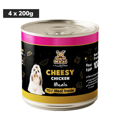 Dog Meal Cheesy Chicken and Chicken & Egg Meals Dog Wet Food Combo