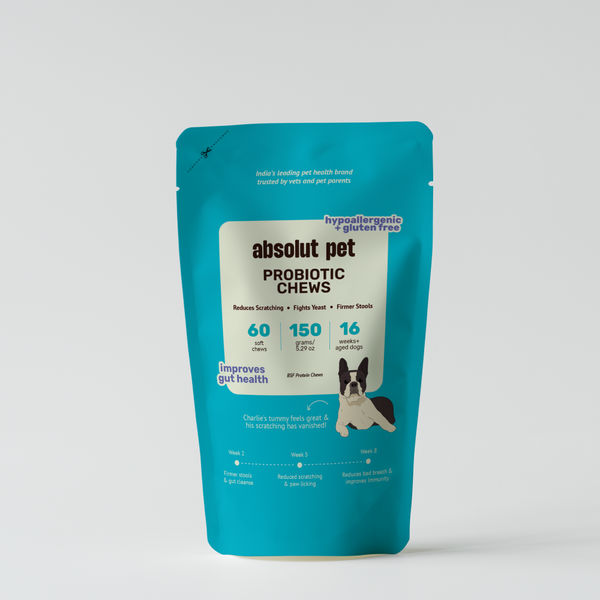 Absolut Pet Probiotics Hypoallergenic Gut Health Dog Supplement