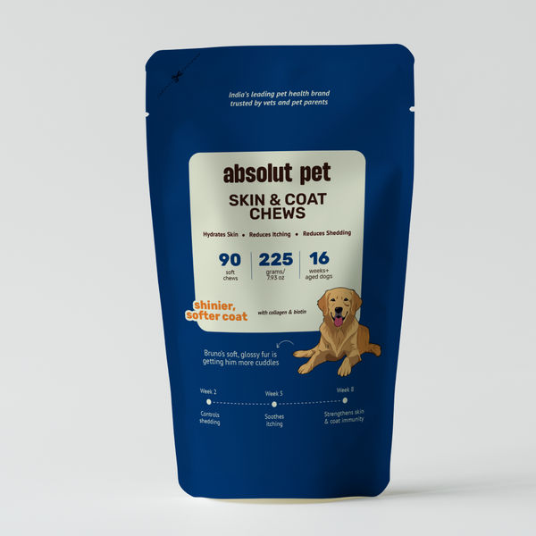 Absolut Pet Skin & Coat with Collagen and Biotin Dog Supplement