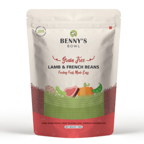 Bennys Bowl Lamb and French Beans & Chicken and Pumpkin Dog Fresh and Wet Food Combo