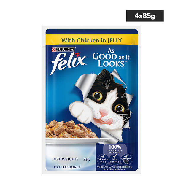 Purina Felix Chicken with Jelly Complete and Balanced Adult Cat Wet Food