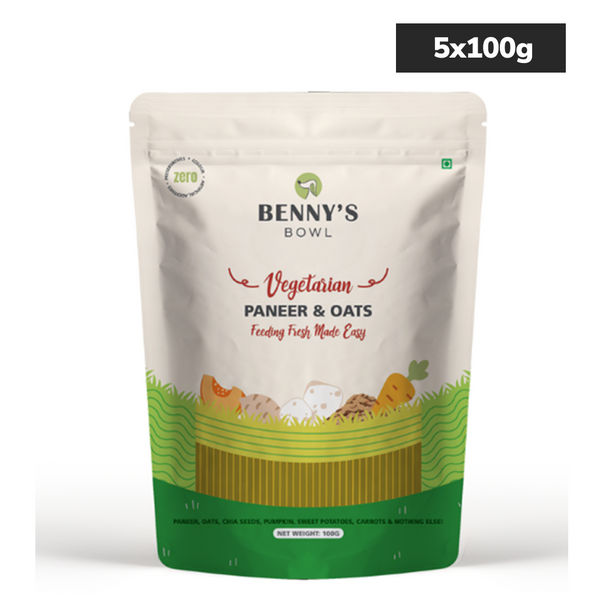 Bennys Bowl Paneer and Oats Rice Dog Fresh and Wet Food
