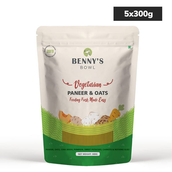 Bennys Bowl Paneer and Oats Rice Dog Fresh and Wet Food