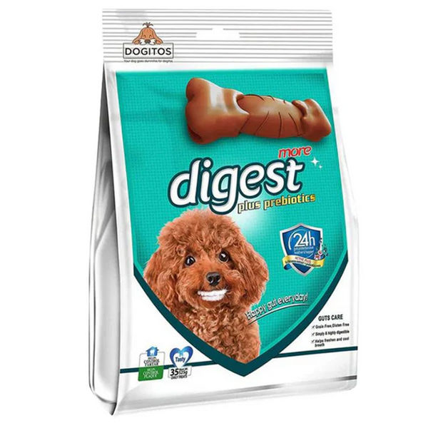 Gnawlers Digest Plus Prebiotics More Dental Chew Bone for Dogs