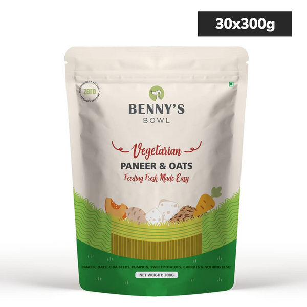 Bennys Bowl Paneer and Oats Rice Dog Fresh and Wet Food