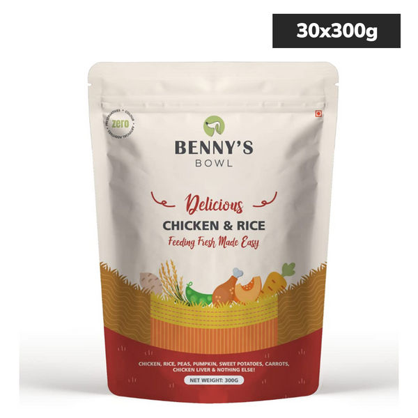 Bennys Bowl Chicken and Rice Dog Fresh and Wet Food