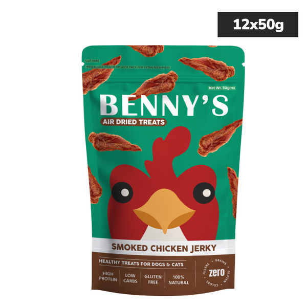 Bennys Bowl Smoked Chicken Jerky Dog Treats