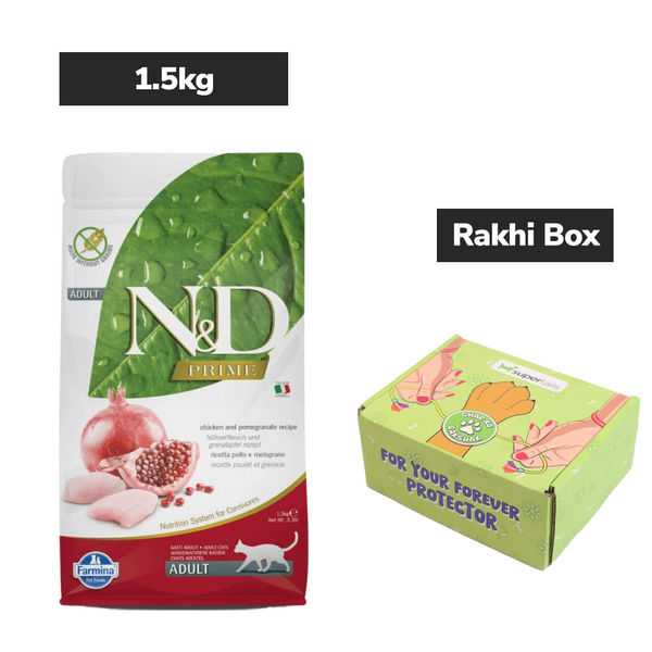 Farmina N&D Prime Chicken & Pomegranate Grain Free Adult Cat Dry Food