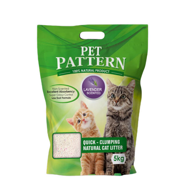 Pet Pattern Lavender Scented Cat Litter