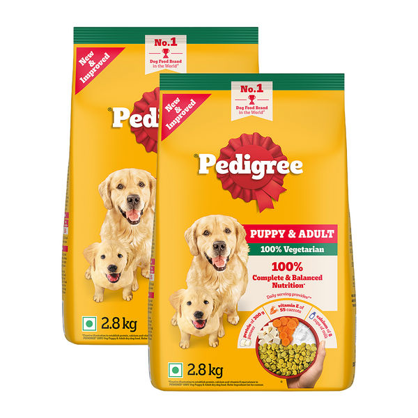 Pedigree 100% Vegetarian Puppy and Adult Veg Dog Dry Food