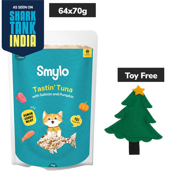 Smylo Kitten Tuna Salmon, Pumpkin, Fresh & No-Preservative Wet Cat Food