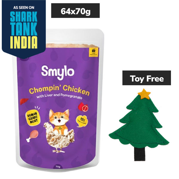Smylo Kitten Chicken & Liver, Pomegranate, Fresh & No-Preservative Wet Cat Food