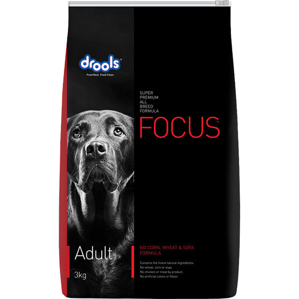 Drools Focus Super Premium Adult Dog Dry Food | Corn & Wheat Free Formula