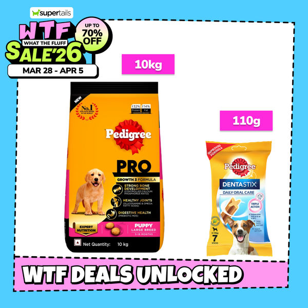 Pedigree PRO Expert Nutrition for Large Breed Puppy (3 to 18 Months) Dog Dry Food